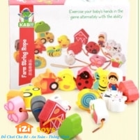 Xâu hạt gỗ thông minh IZI TOYS