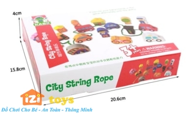 Xâu hạt gỗ thông minh IZI TOYS