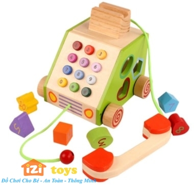 Điện thoại gỗ thông minh IZI TOYS