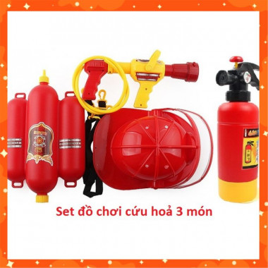 Set đồ chơi cứu hoả 3 món cho bé yêu