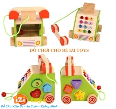 Điện thoại gỗ thông minh IZI TOYS